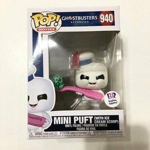 Funko Pop Ghostbusters Afterlife Mini Puft Baskin Robbins Exclusive #940 Rare!